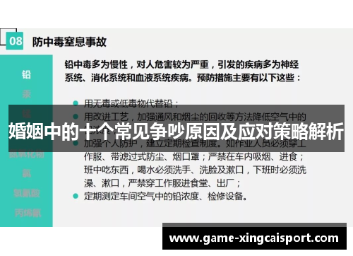 婚姻中的十个常见争吵原因及应对策略解析